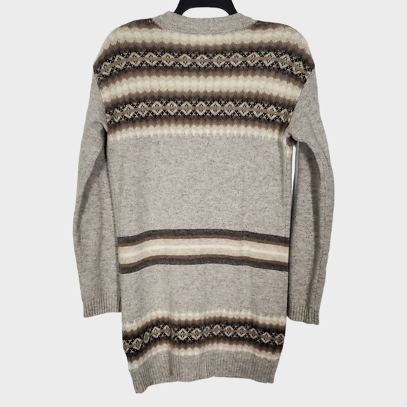 GAP Grandpa Wool Blend Button Up Longline Sweater Size Small - Picture 2 of 5